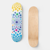 Cirkels Mandala 3 Persoonlijk Skateboard (Voorkant)