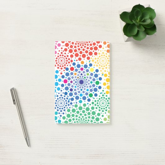 Cirkels Mandala 3 Post-it® Notes (Kantoor)