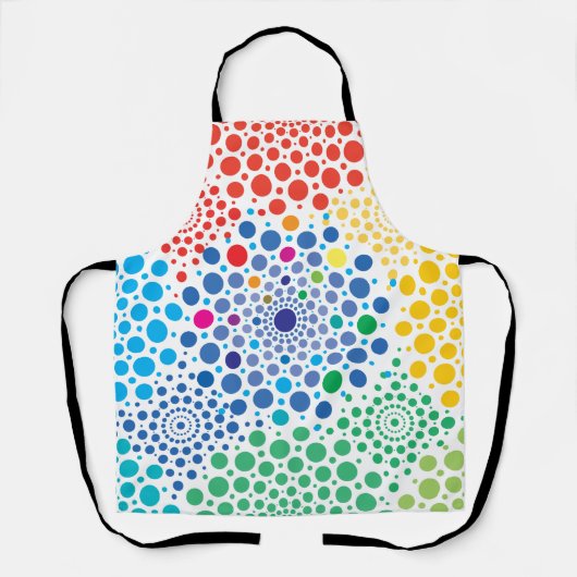 Cirkels Mandala 3 Schort (Voorkant)