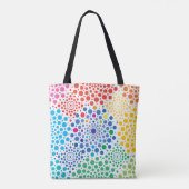 Cirkels Mandala 3 Tote Bag (Achterkant)