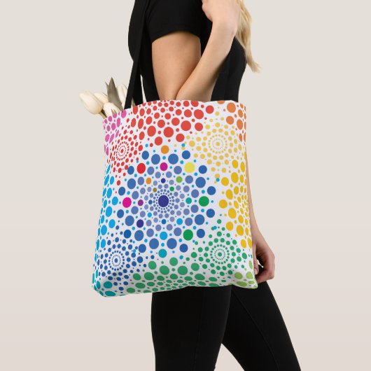 Cirkels Mandala 3 Tote Bag (Dichtbij)