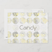 cirkels, met de hand getrokken, spiraalvormige sti briefkaart (Voorkant / Achterkant)