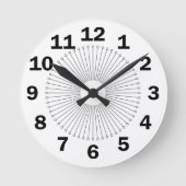 cirkels met grote getallen ronde klok (Voorkant)