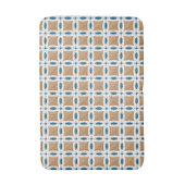 Cirkels met lenspatroon en diamant badmat (Voorkant Verticaal)