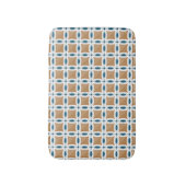 cirkels met lenspatroon en diamant badmat (Voorkant Verticaal)