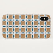 Cirkels met lenspatroon en diamant Case-Mate iPhone case (Achterkant (horizontaal))