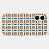 cirkels met lenspatroon en diamant Case-Mate iPhone case (Achterkant (horizontaal))