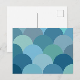 Cirkels met patronen briefkaart