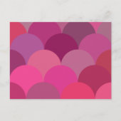 Cirkels met patronen briefkaart (Voorkant)