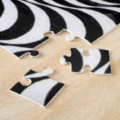 Cirkels met spiraalvormige grafische vormgeving ui legpuzzel (Zijkant)