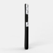 Cirkels met zwarte kat Case-Mate iPhone case (Achterkant/rechts)