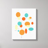 Cirkels Mideeuw Modern 11 "x 14"Verpakt Canvas (Voorkant)