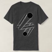 Cirkels morphing ontwerp t-shirt (Design voorkant)