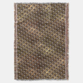 cirkels of bol, gekleurde bruine achtergrond. deken (Voorkant Verticaal)