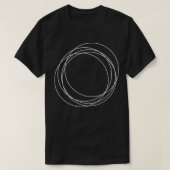 Cirkels ontwerp 2 t-shirt (Design voorkant)