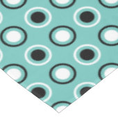 Cirkels op Blauwgroen Tafelkleed (Gekanteld)