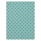 Cirkels op Blauwgroen Tafelkleed (Voorkant)