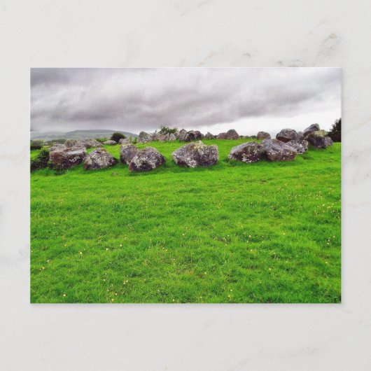 cirkels op carrowmore briefkaart (Voorkant)