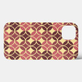Cirkels op cirkels - Paars en crème Case-Mate iPhone Case (Achterkant (horizontaal))