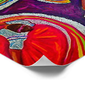 Cirkels op de grond poster (Hoek)