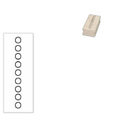 cirkels opsommingsteken voor opsommingsteken Journ Rubberstempel (Gestempeld)