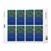 Cirkels Patroon Boekplaten Labels (Full Sheet)