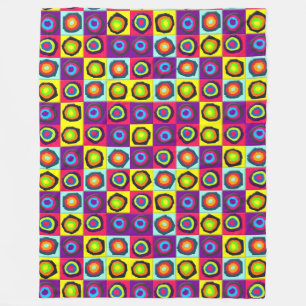 cirkels patroon fleece deken