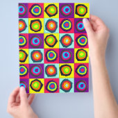 cirkels patroon flyer (Hand)