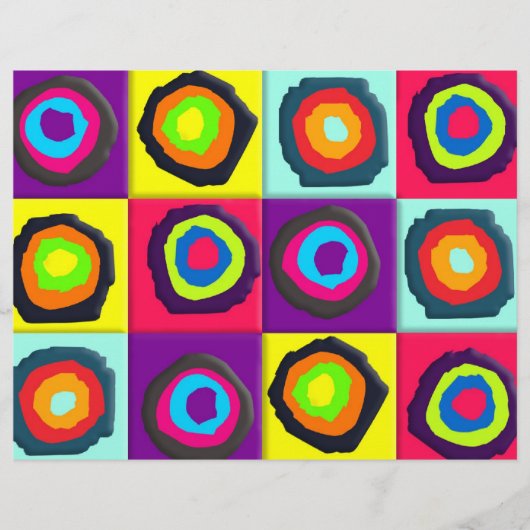 cirkels patroon flyer (Voorkant)