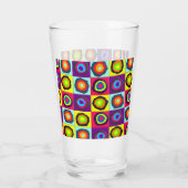 cirkels patroon glas (Achterkant)
