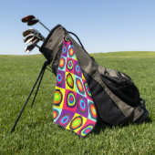 cirkels patroon golfhanddoek (Groen)