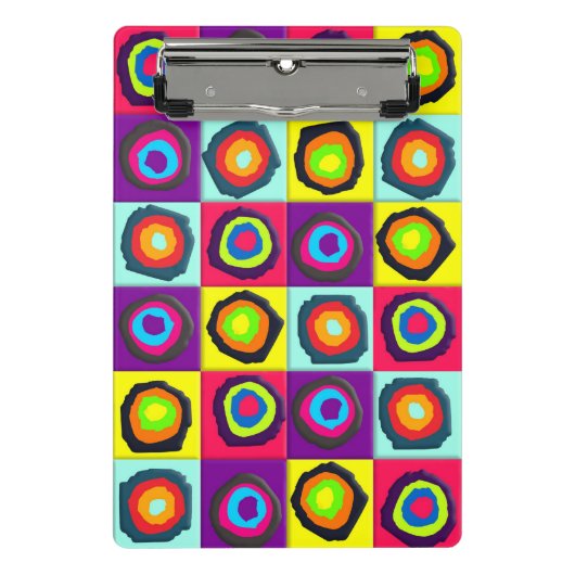 Cirkels patroon mini klembord (Voorkant)