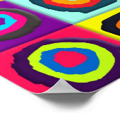 cirkels patroon poster (Hoek)