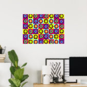 cirkels patroon poster (Thuiskantoor)
