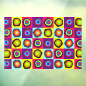 cirkels patroon raamsticker (Vel 3)