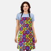 cirkels patroon schort (Gedragen)