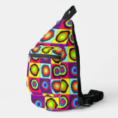cirkels patroon sling bag (Rechterhoek)