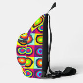 cirkels patroon sling bag (Rechts)