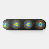 cirkels persoonlijk skateboard (Horizontaal)
