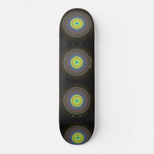 cirkels persoonlijk skateboard (Voorkant)