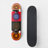 cirkels persoonlijk skateboard (Voorkant)