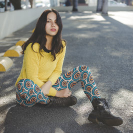 Cirkels retro leggings