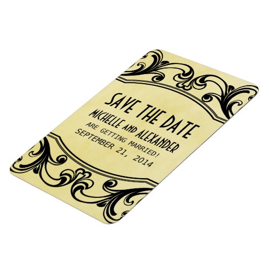  cirkels sparen de Magnetdatum, Geel Magneet (Linkerzijde)