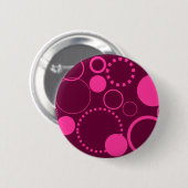 Cirkels & Stippen Ronde Button 5,7 Cm (Voorkant /achterkant)