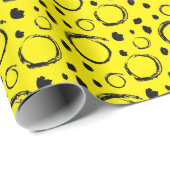 Cirkels + Stippen Verpakkingspapier Cadeaupapier (Rol Hoek)