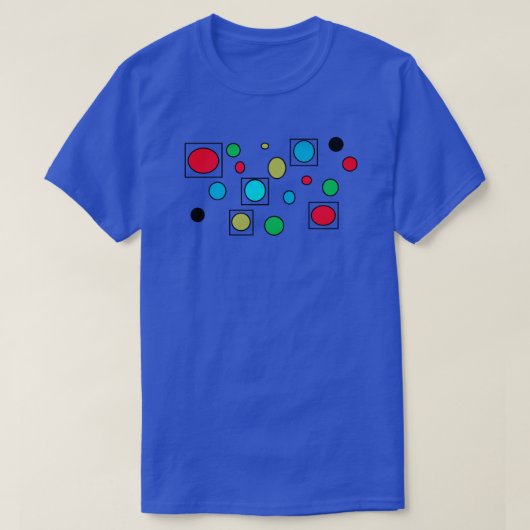 cirkels t-shirt met dalDesign (s-5xl) (Design voorkant)