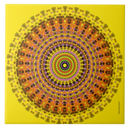 cirkels tegeltje (Voorkant)