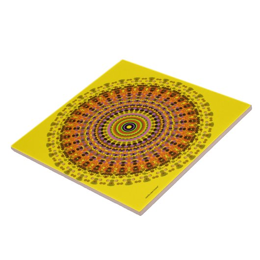 cirkels tegeltje (Zijkant)