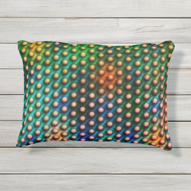 Cirkels tekenen die eruitzien als bollen of gaten buitenkussen (Achterkant)