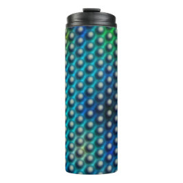 Cirkels tekenen die eruitzien als bollen of gaten thermosbeker